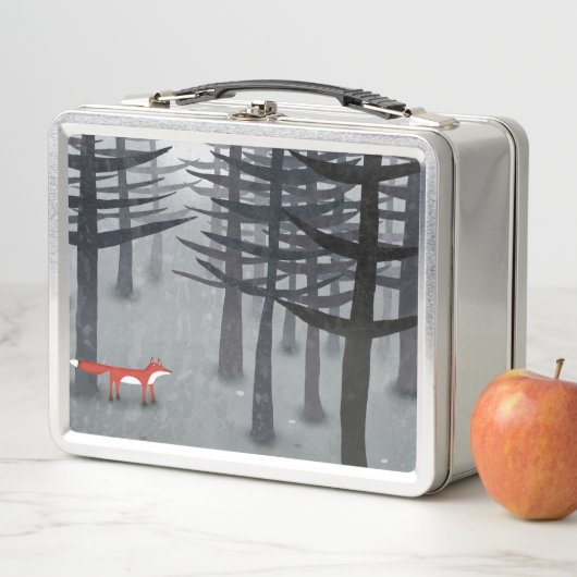 Lunch Box Le renard et la forêt (En situation)