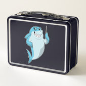 Lunch Box Le requin comme enseignant avec pointeur (Dos)