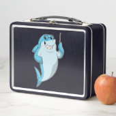 Lunch Box Le requin comme enseignant avec pointeur (En situation)