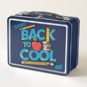 Lunch Box Le retour à l'école de mignonne enfant (Devant)