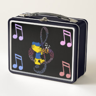 Lunch Box Le Rumpus Musical de Ferald ! Boîte à lunch en mét