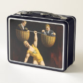 Lunch Box Le Sandow Eugen Sandow Vaudeville Weightlifter (Dos)