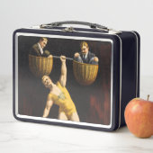Lunch Box Le Sandow Eugen Sandow Vaudeville Weightlifter (En situation)