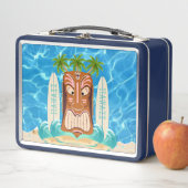 Lunch Box Le Surf Tiki Man Hawaii (En situation)
