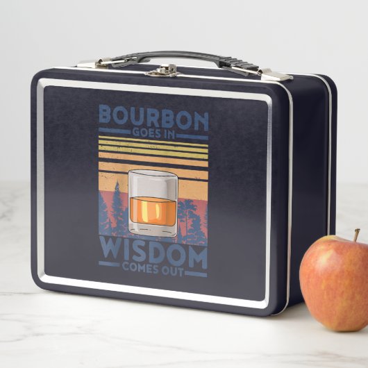 Lunch Box Le Whiskey Bourbon sort (En situation)