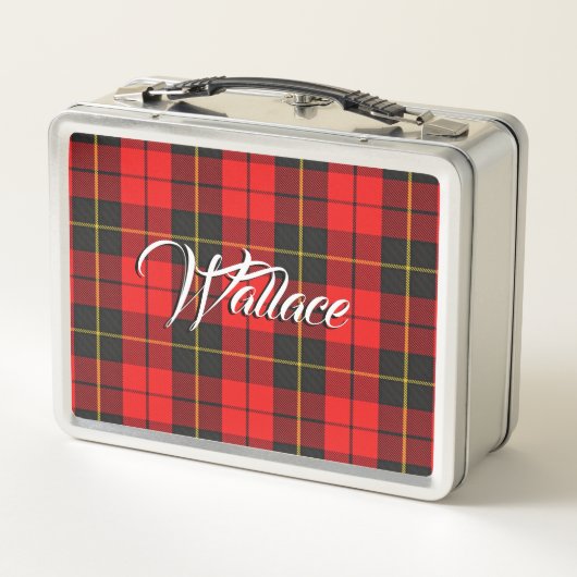 Lunch Box L'écossais mange ! Plaid de tartan de Wallace de (Dos)