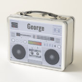 Lunch Box Lecteur de cassettes de boîte à lettres rétro (Dos)