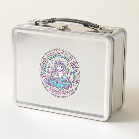 Lunch Box Lecteur de Tarot Licorne Premium Drôle Impression (Devant)