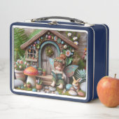 Lunch Box Lecture Fairy Metal Lunette Box (En situation)