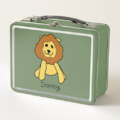 Lunch Box - Leeuwkarakterisering (Voorkant)