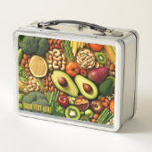 Lunch Box Légumes sains Snacks colorés (Dos)