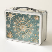 Lunch Box L'Embrace d'or d'hiver : une Serenade de flocon de (Dos)