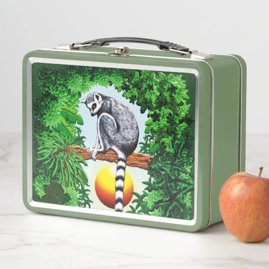 Lunch Box Lémur de Madagascar (En situation)