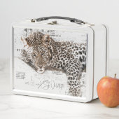 Lunch Box Léopard, boîte à déjeuner (En situation)