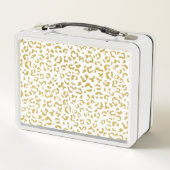 Lunch Box Leopard d'or, Parties scintillant d'or, Empreinte (Dos)