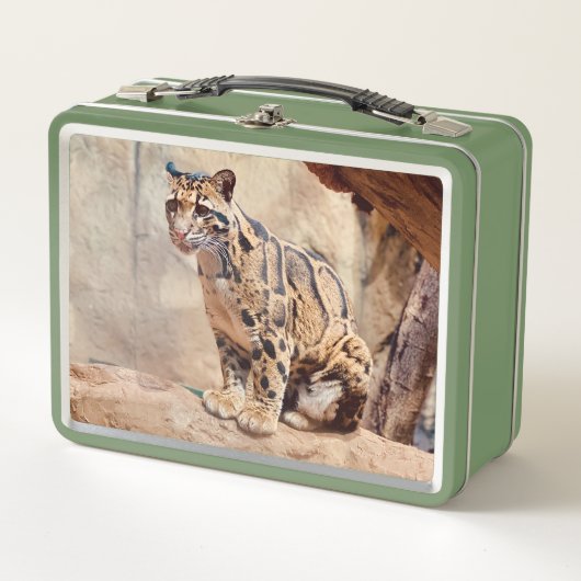 Lunch Box léopard nébuleux image nature faune exotique (Devant)