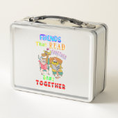 Lunch Box Les amis qui lisent ensemble restent ensemble (Dos)