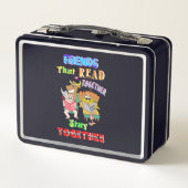 Lunch Box Les amis qui lisent ensemble restent ensemble (Dos)