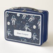 Lunch Box Les astronautes de l'espace Étoiles et planètes Pe (Devant)