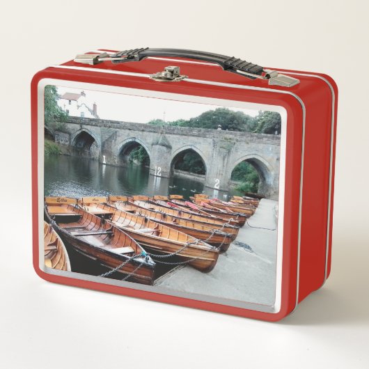 Lunch Box Les bateaux, sur la rivière Durham (Devant)