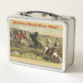 Lunch Box Les Chevaux de l'Ouest sauvage de Buffalo Bill (Dos)