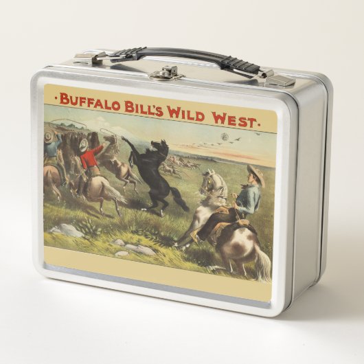 Lunch Box Les Chevaux de l'Ouest sauvage de Buffalo Bill (Devant)