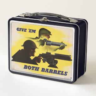 Lunch Box Les deux barils, Militaire & Industrie, Effort de