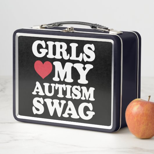 Lunch Box Les filles aiment mon autisme Swag Funny Sensibili (En situation)