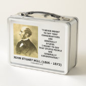 Lunch Box Les Gens Stupides Sont Généralement Conservateurs (Dos)
