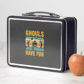 Lunch Box Les goules veulent juste s'amuser Design Halloween (En situation)