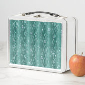 Lunch Box Les gouttes de pluie sur le métal vert (En situation)