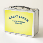 Lunch Box Les Grands Lacs, c'est là que je vis votre nom (Dos)