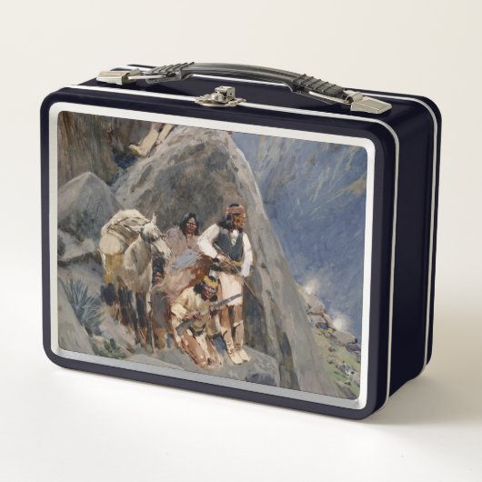 Lunch Box Les guerriers d'Apache : une embuscade sur la cava (Devant)