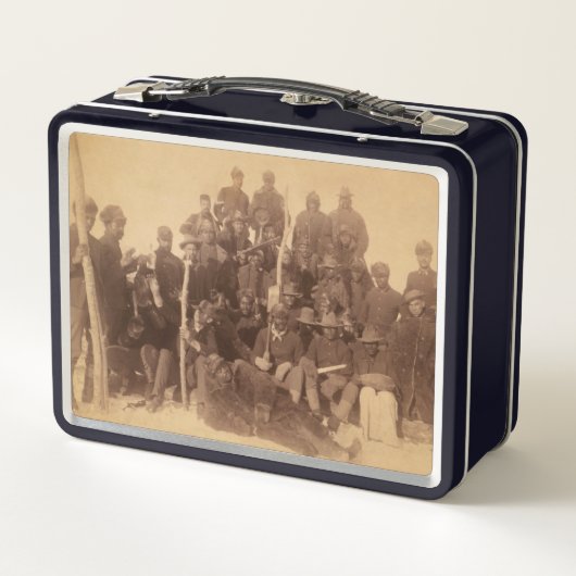 Lunch Box Les guerriers du buffle : la cavalerie noire améri (Dos)