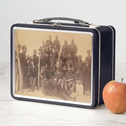 Lunch Box Les guerriers du buffle : la cavalerie noire améri (En situation)
