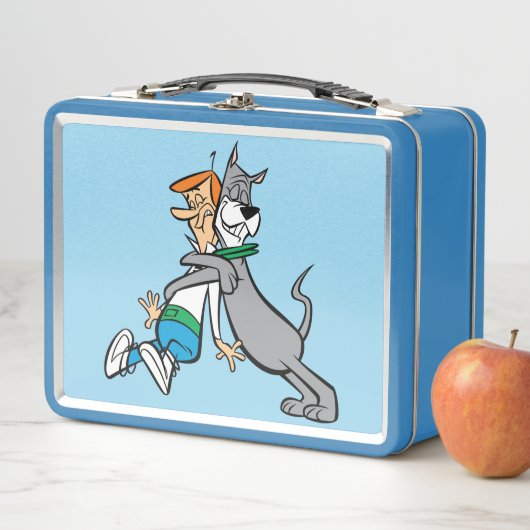 Lunch Box Les Jetsons | George & Astro Hug (En situation)