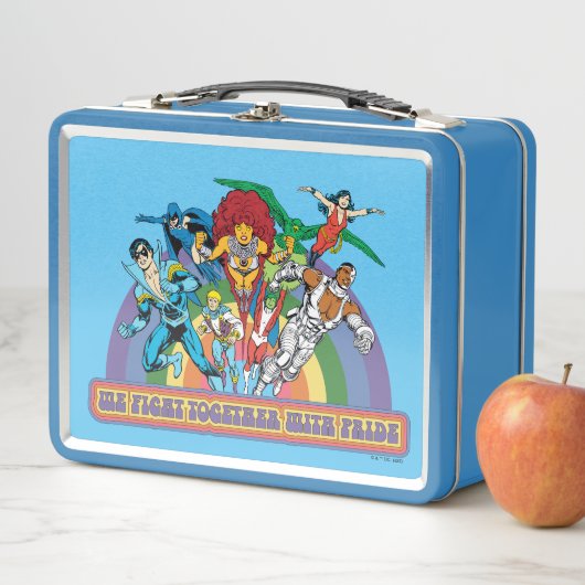 Lunch Box Les nouveaux Titans Ados - Nous combattons avec fi (En situation)