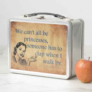 Lunch Box Les princesses de SlipperyJoe applaudissent affich