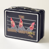 Lunch Box Les suspects habituels de POULET—Poules rocheuses  (Dos)