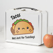 Lunch Box Les tacos drôles n'ont pas lieu simplement pour (En situation)