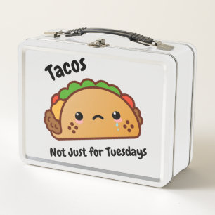 Lunch Box Les tacos drôles n'ont pas lieu simplement pour