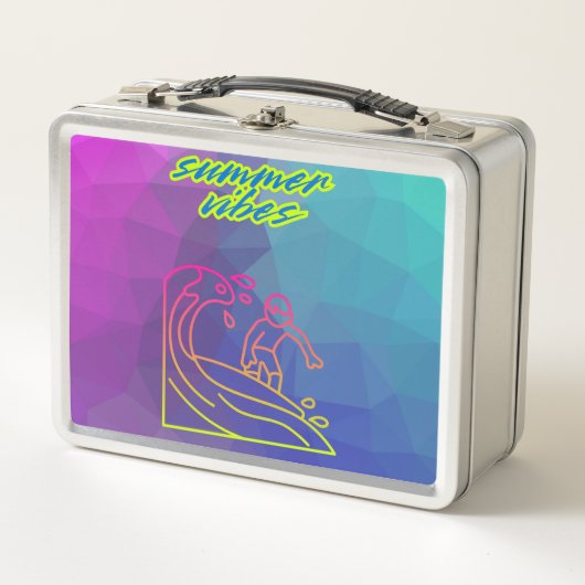 Lunch Box L'été vibes garçon surf. (Devant)