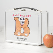 Lunch Box Lettre B Ours Ajouter Nom Allergies Retour À L'Éco (En situation)