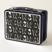 Lunch Box Lettre sport Woodstock Varsity Motif (Dos)