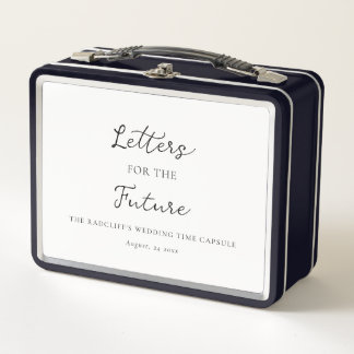 Lunch Box Lettres pour le futur coffret de capsule temporell