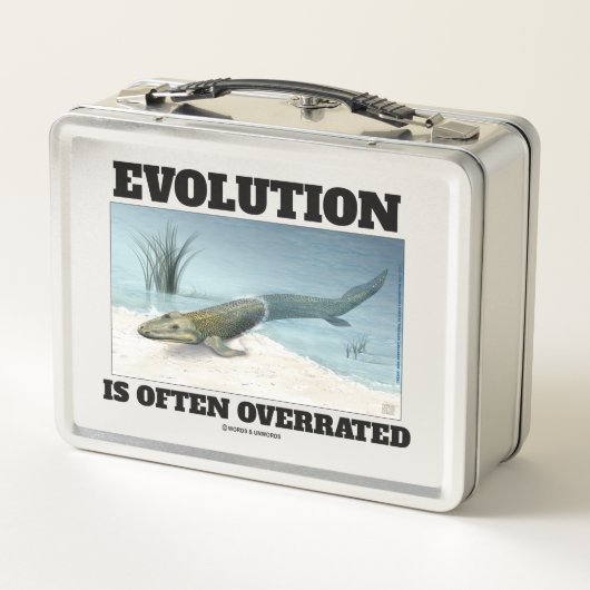 Lunch Box L'Évolution Est Souvent Surévaluée Fishapod Tiktaa (Dos)