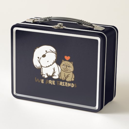 Lunch Box Lhasa Apso et kitty (Devant)