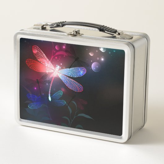 Lunch Box libellule rouge brillante (Devant)