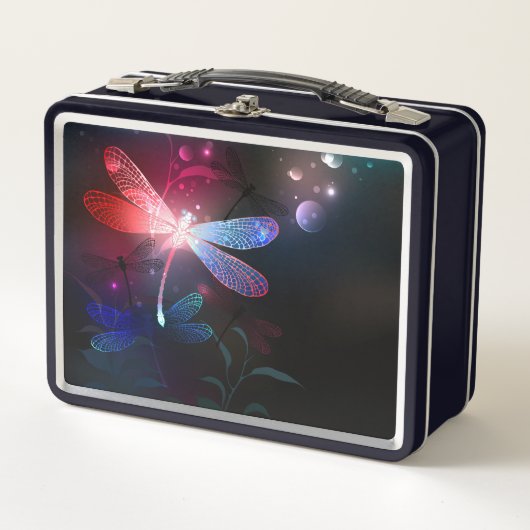 Lunch Box libellule rouge brillante (Devant)