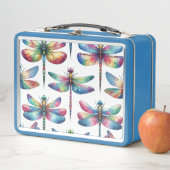 Lunch Box Libellules Kaléidoscope (En situation)